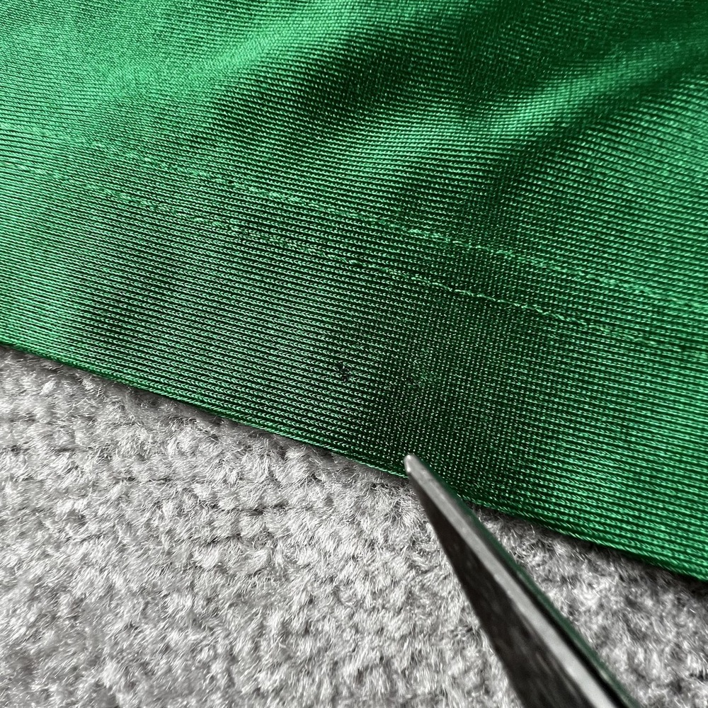 Nike Basketball Dazzle Shorts Mens 2XL Green 11 Inseam Vintage Silky Soft - Picture 7 of 16